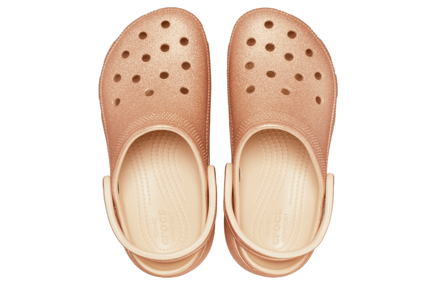 Crocs Classic Platform Glitter Clog WMNS Shitake