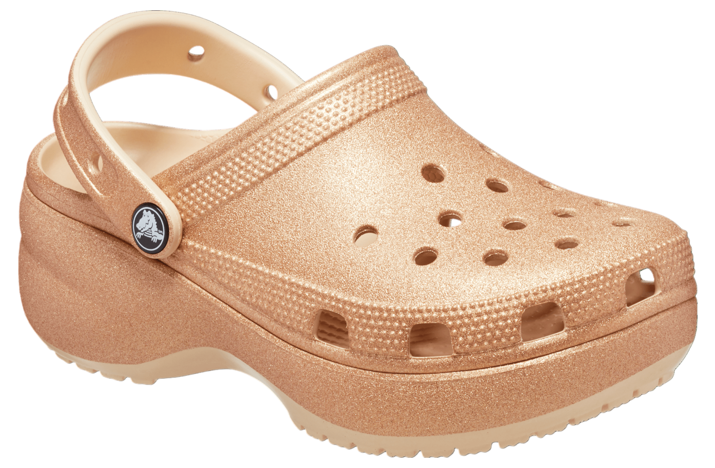 Crocs Classic Platform Glitter Clog WMNS Shitake