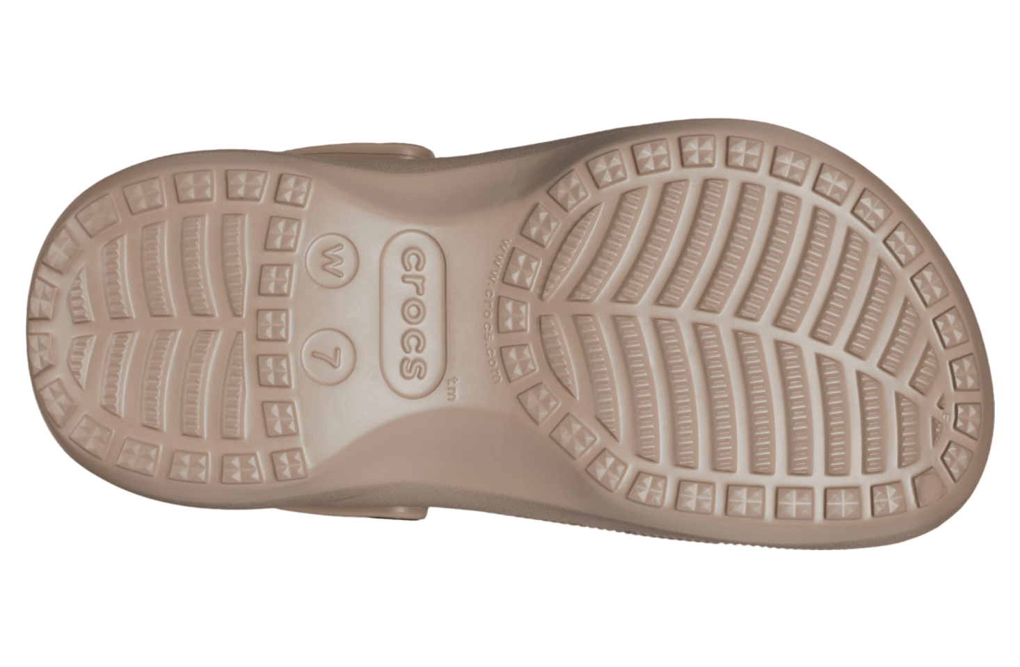 Crocs Classic Platform Lined Clog WMNS Mushroom