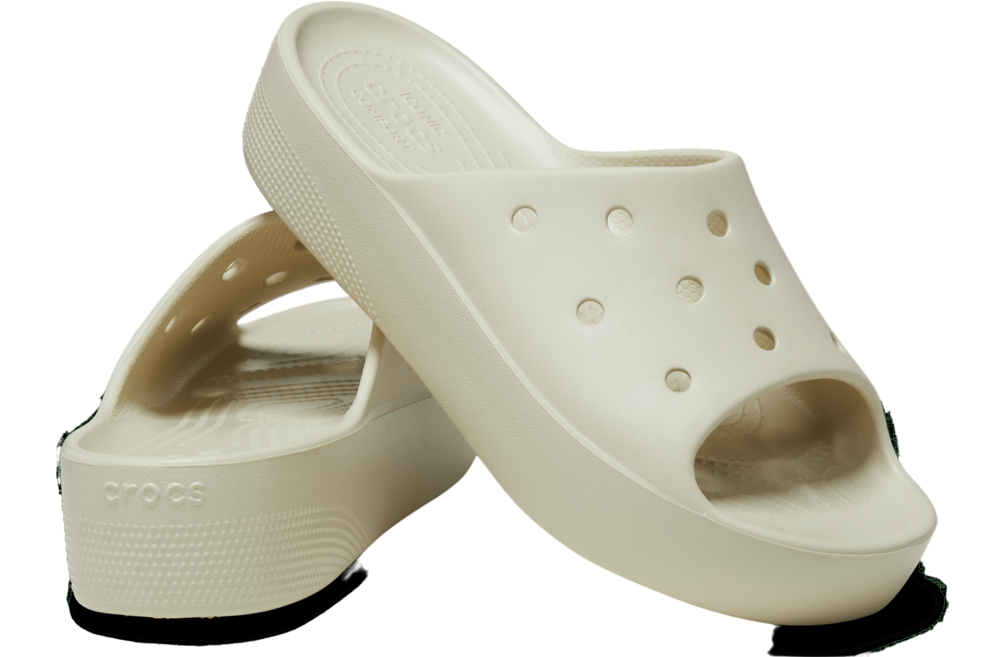 Crocs Classic Platform Slide WMNS Bone