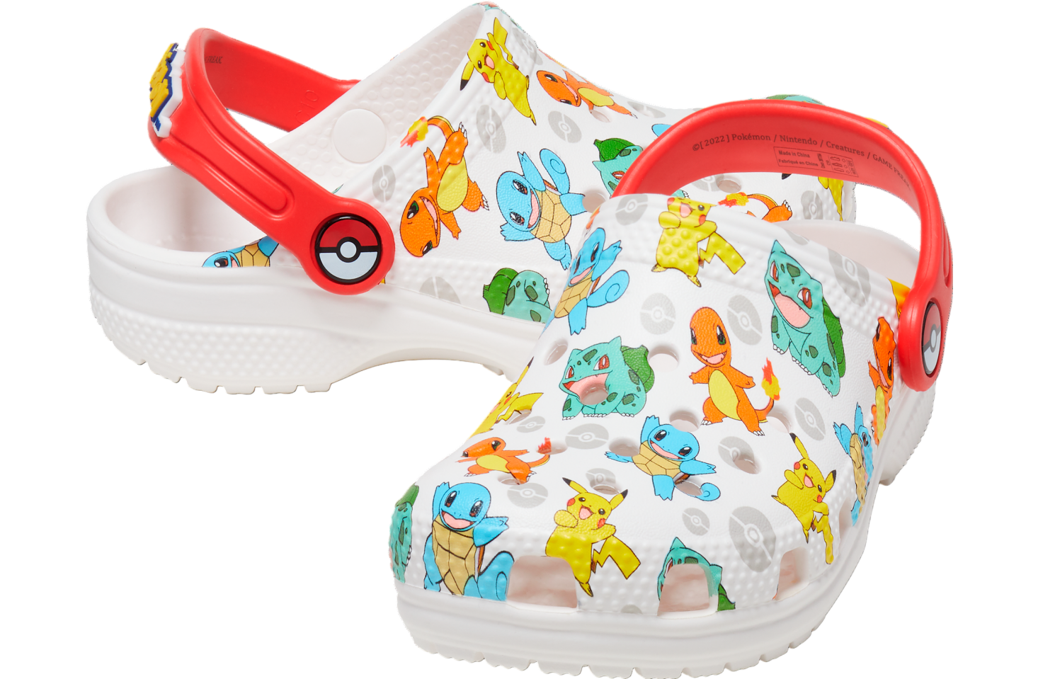 Crocs Classic Pokemon Clog GS White / Multi