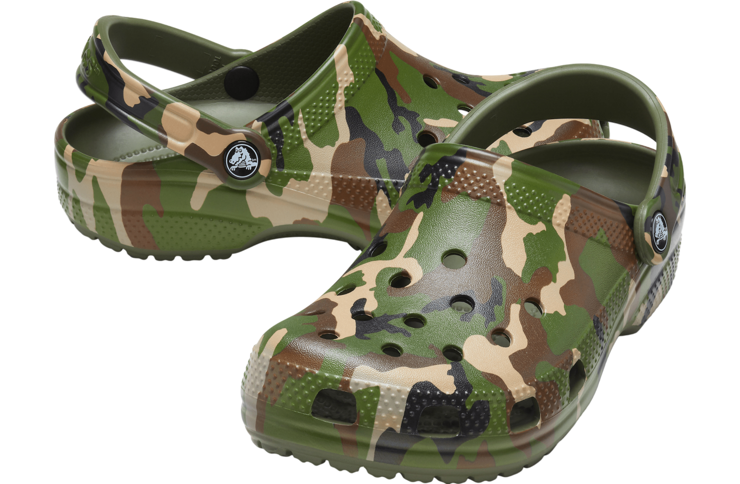 Crocs Classic Printed Camo Clog Army Green / Multi