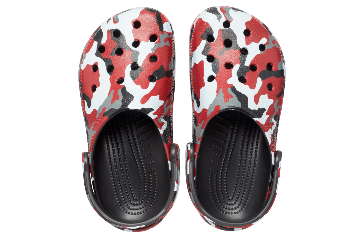 Crocs Classic Printed Camo Clog Black / Red