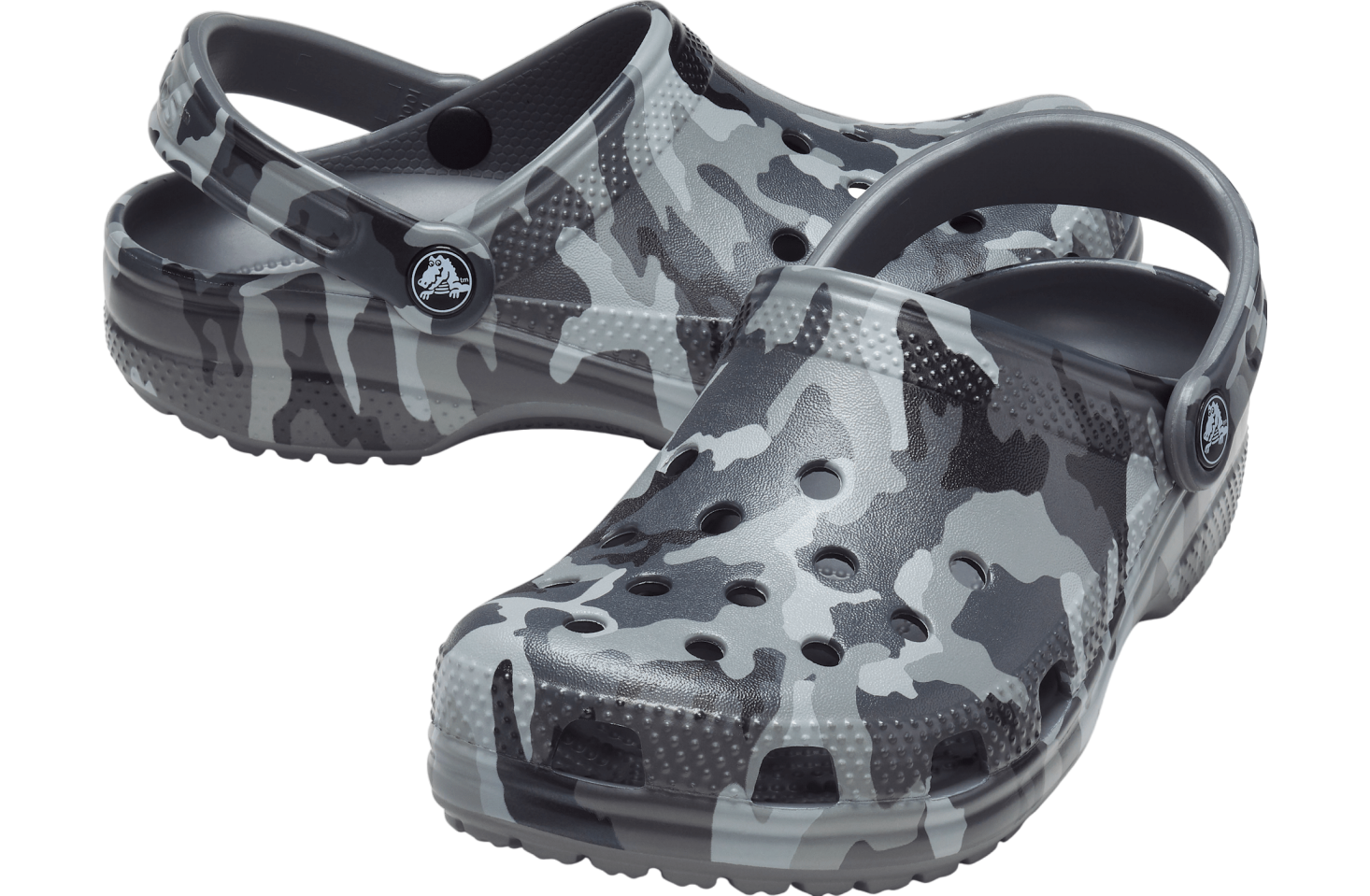 Crocs Classic Printed Camo Clog Slate Grey / Multi