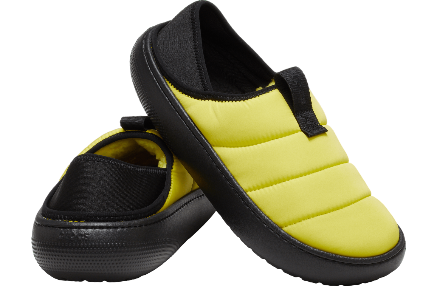 Crocs Classic Puff Moc Cyber Yellow / Multi