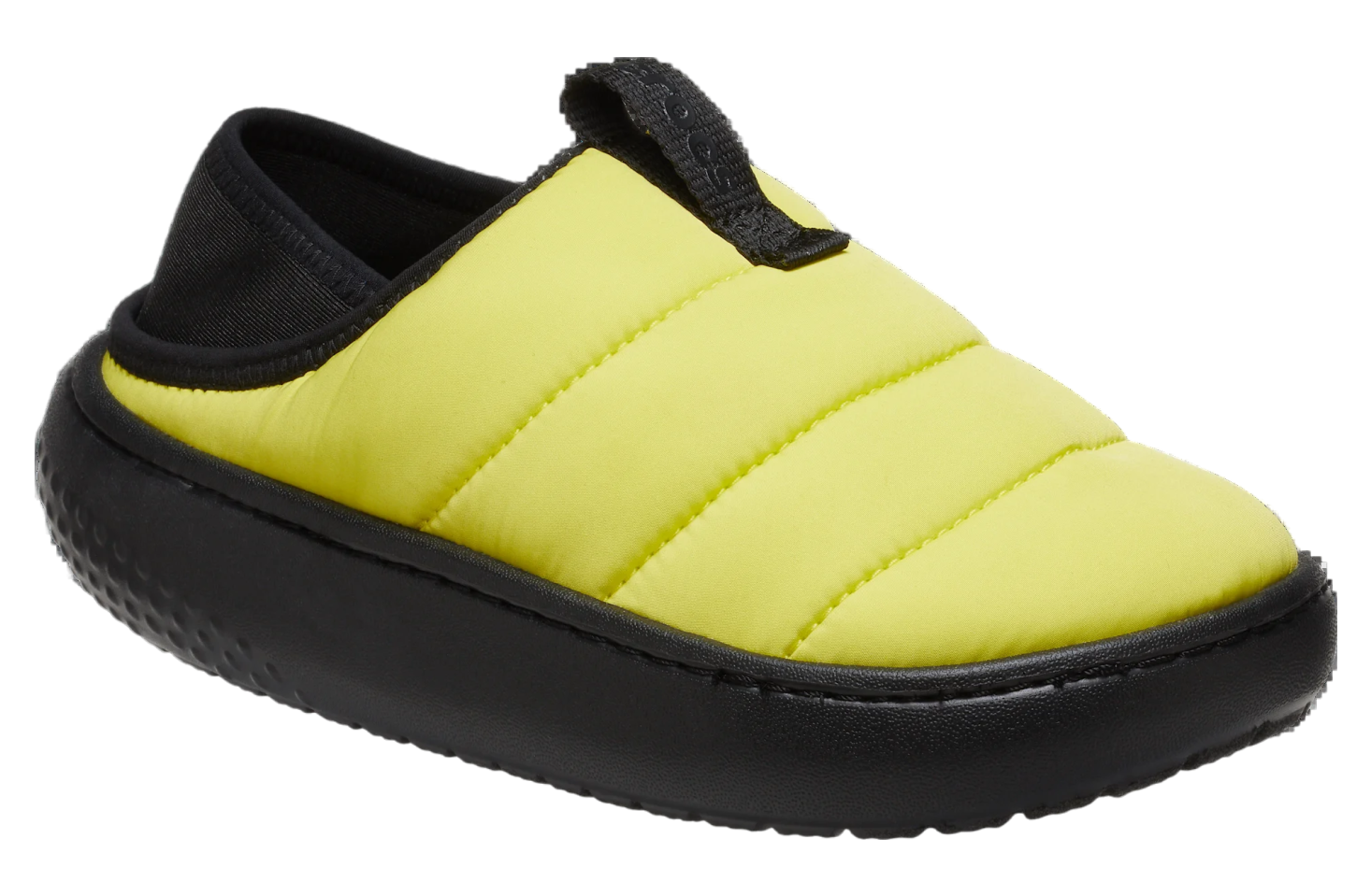 Crocs Classic Puff Moc GS Cyber Yellow / Multi