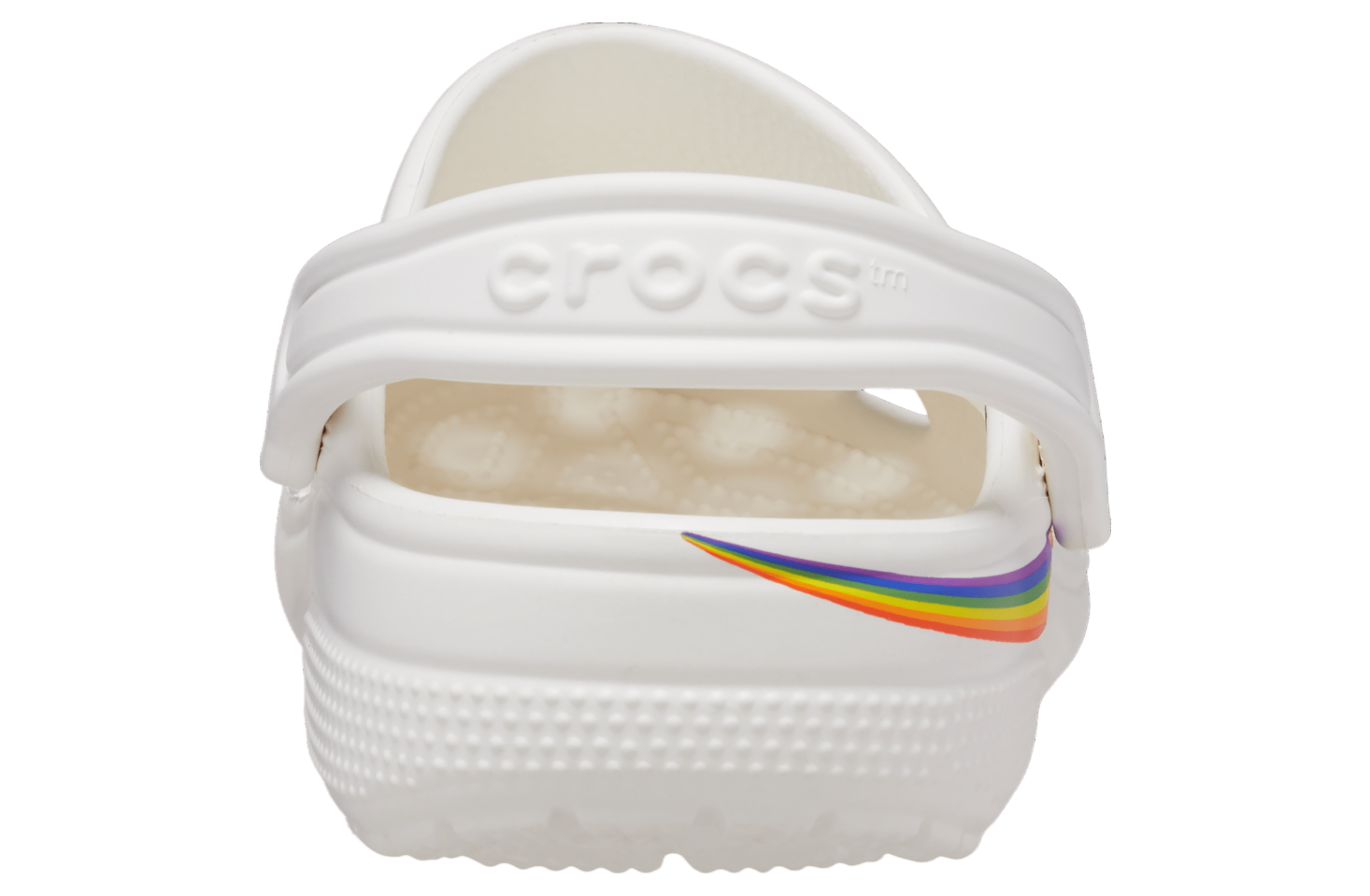 Crocs Classic Rainbow Dye Clog White / Multi