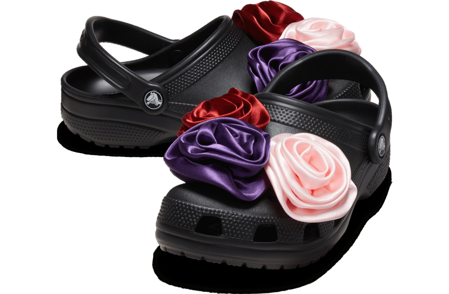 Crocs Classic Rosette Clog Black