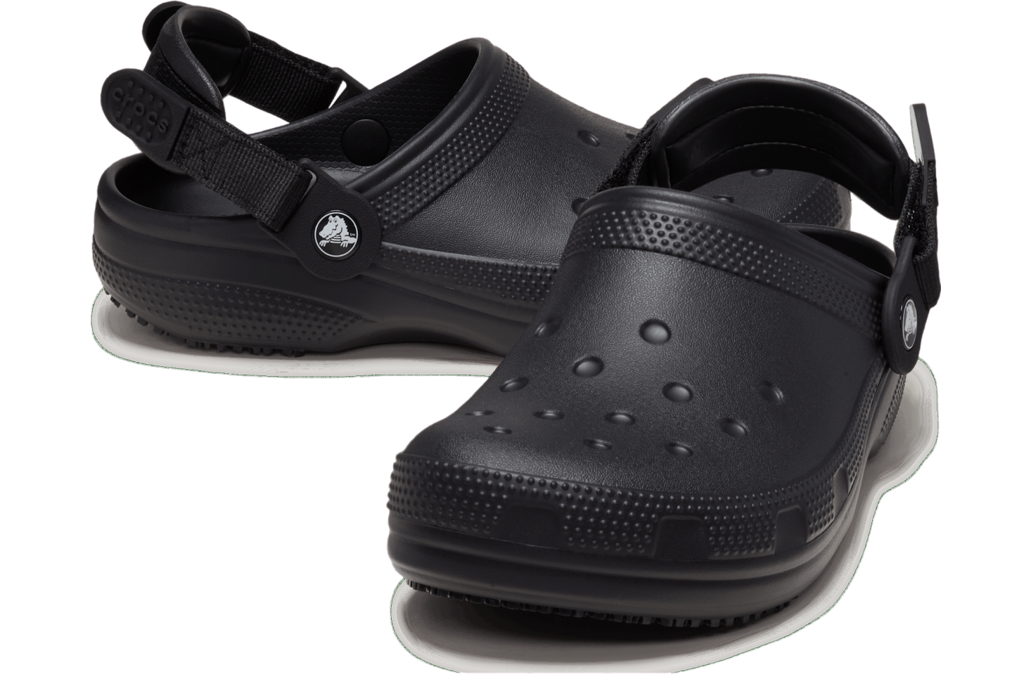 Crocs Classic Slip Resistant Work Clog Black