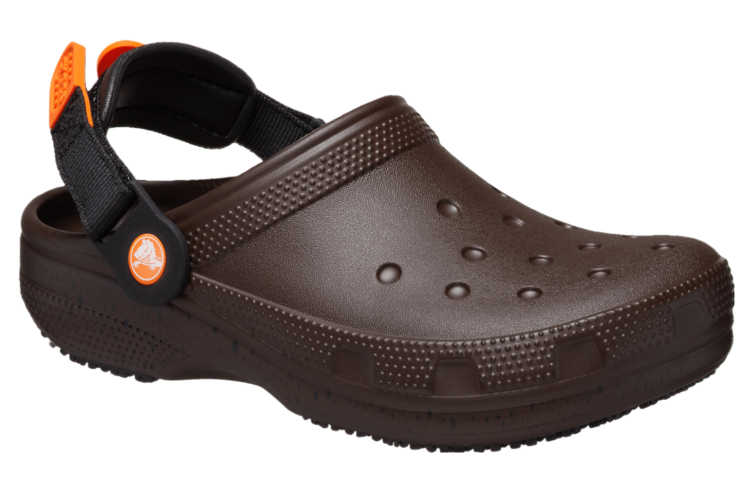 Crocs Classic Slip Resistant Work Clog Coffee