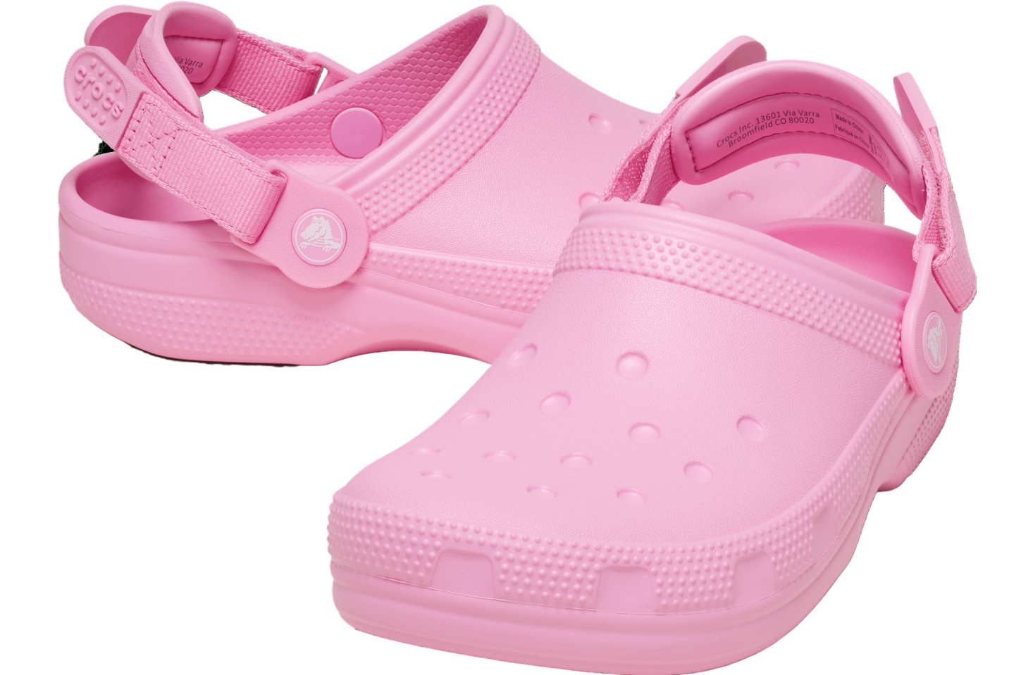 Crocs Classic Slip Resistant Work Clog Pink Tweed