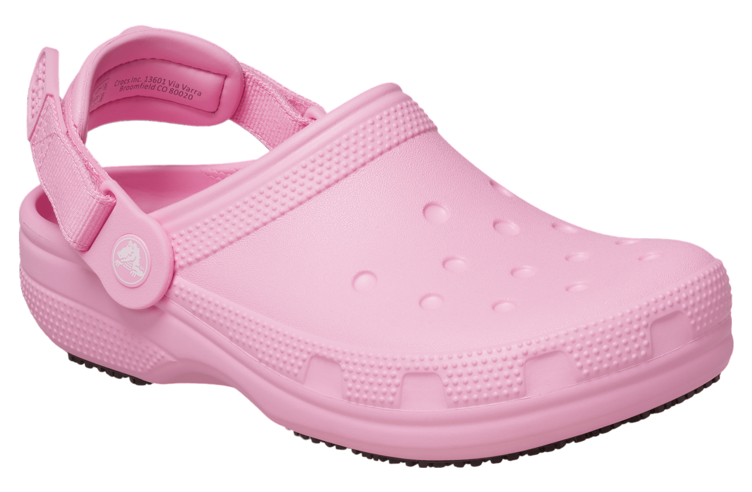 Crocs Classic Slip Resistant Work Clog Pink Tweed