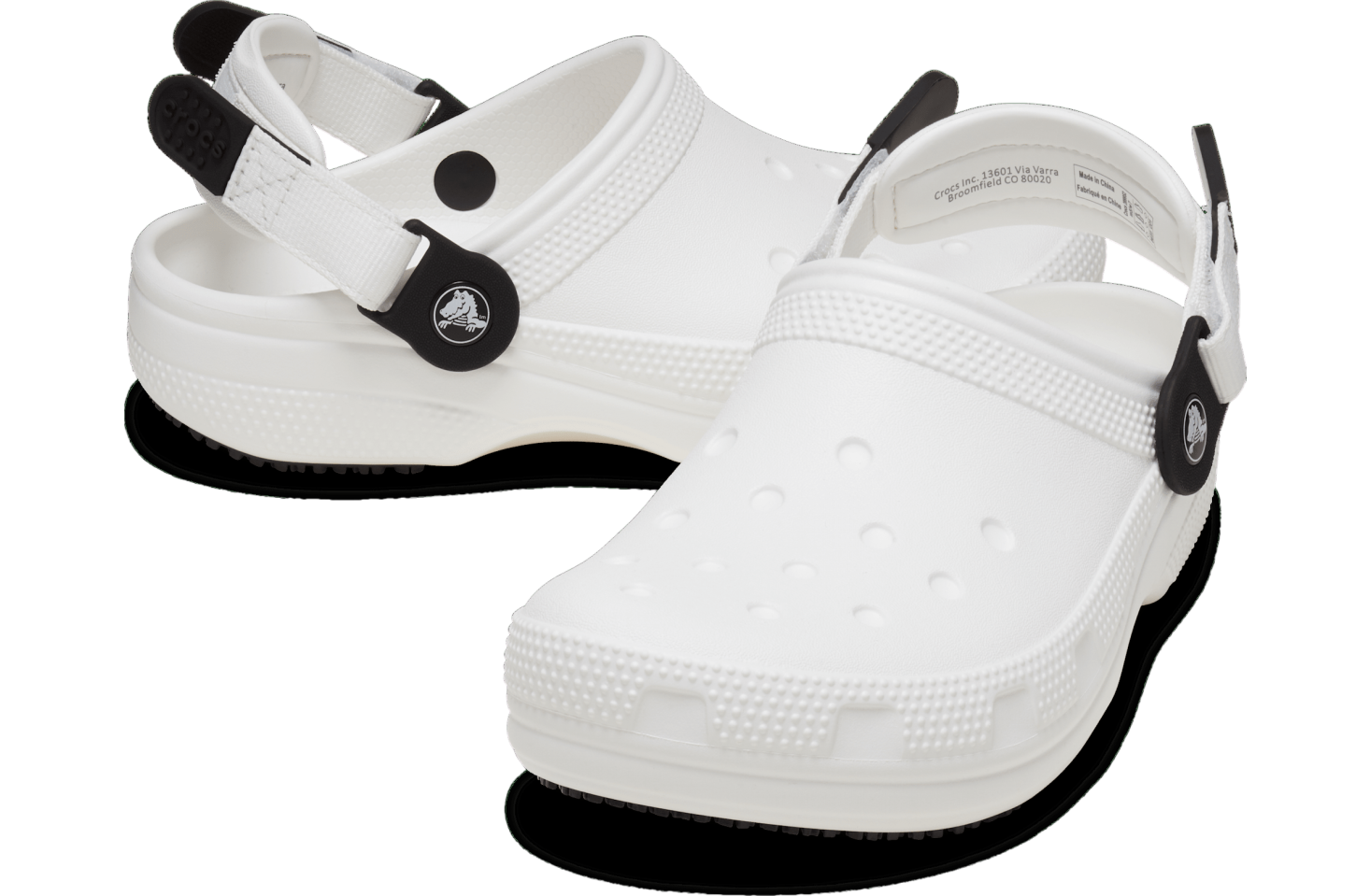 Crocs Classic Slip Resistant Work Clog White