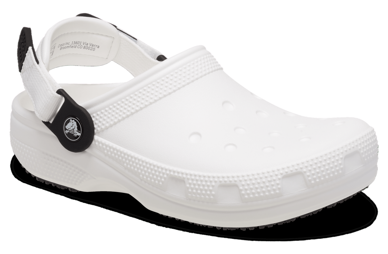 Crocs Classic Slip Resistant Work Clog White