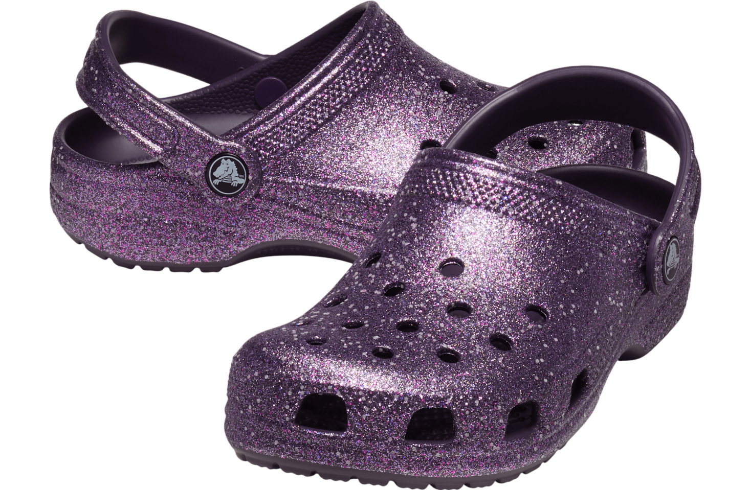 Crocs Classic Space Glitter Clog GS Dark Iris / Multi