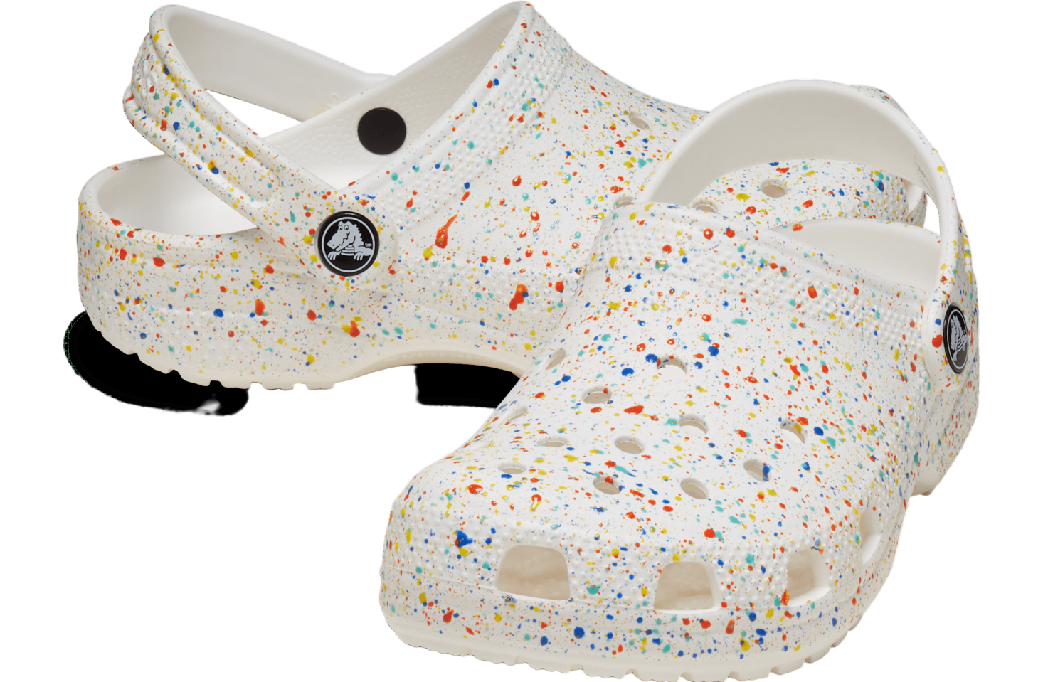 Crocs Classic Splatter Paint Clog GS White / Multi