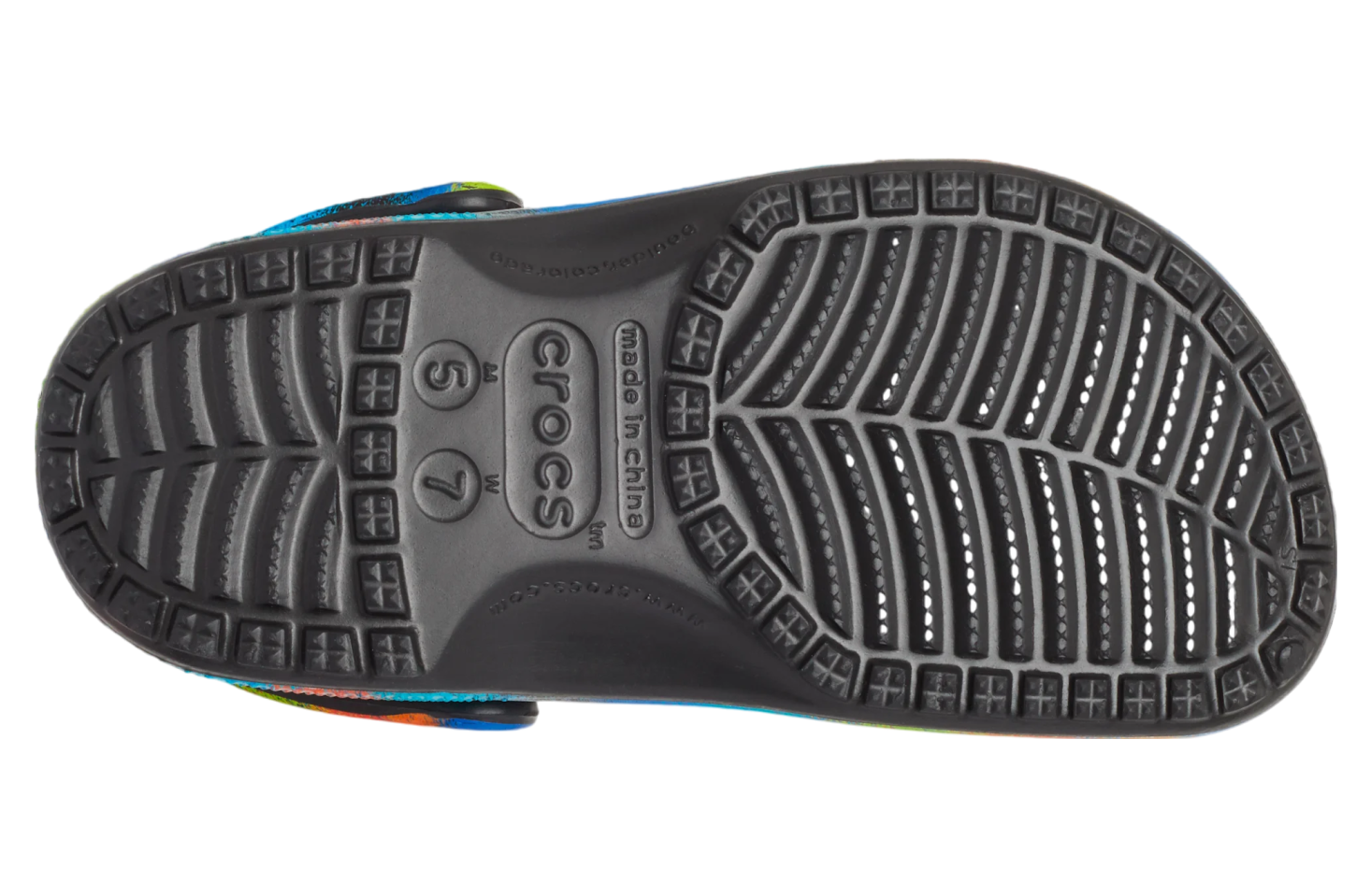 Crocs Classic Spray Dye Clog Black / Multi