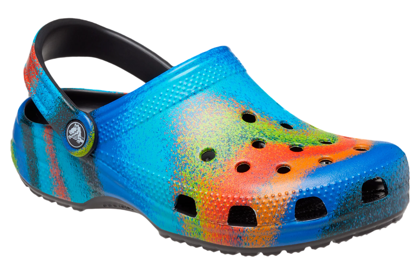 Crocs Classic Spray Dye Clog Black / Multi