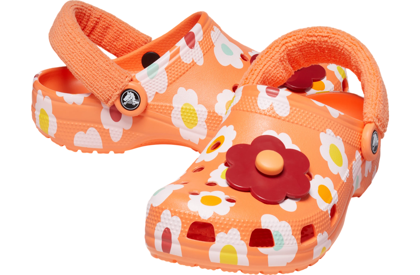 Crocs Classic Terry Cloth Clog Persimmon / Multi