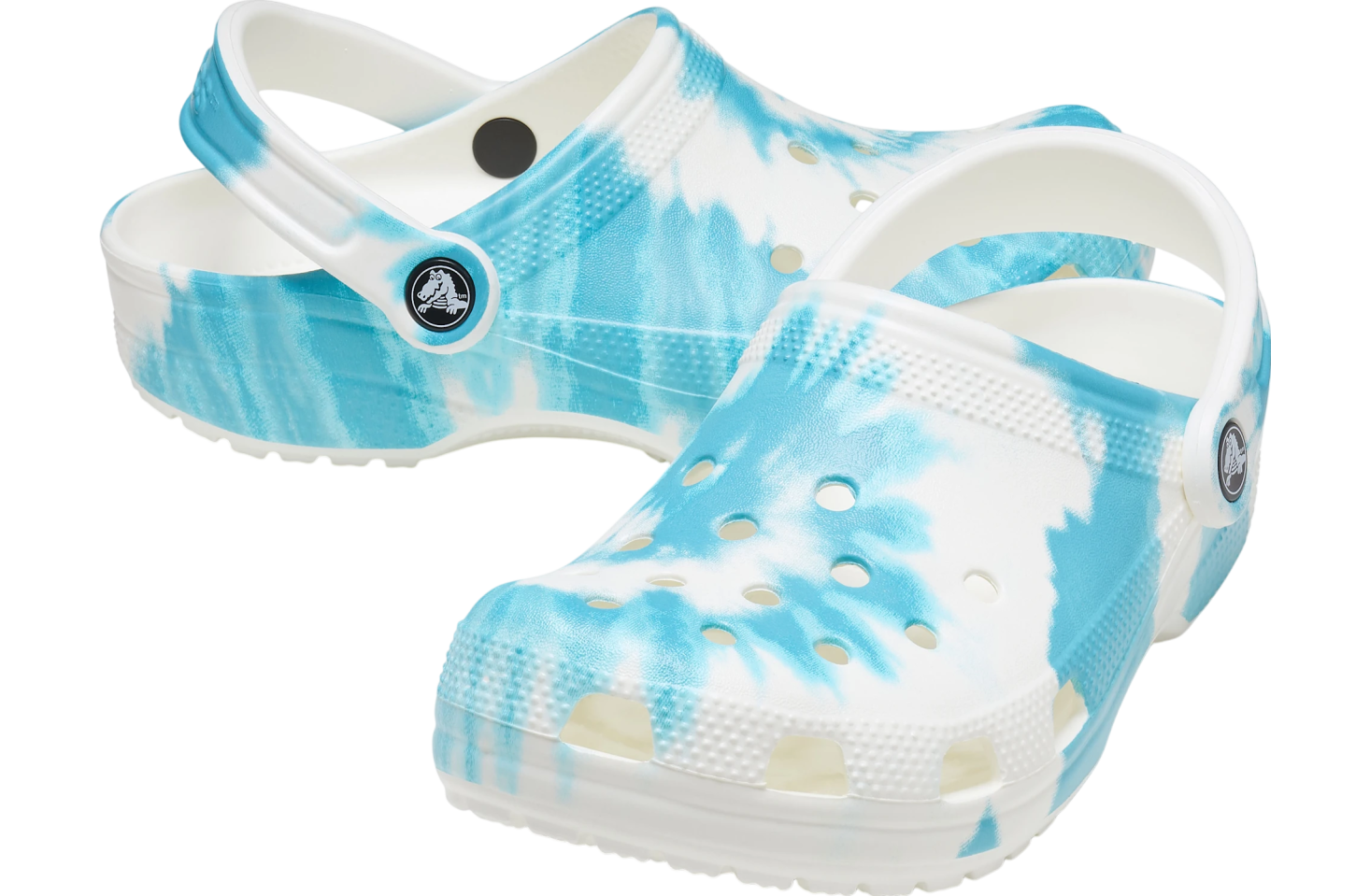 Crocs Classic Tie-Dye Graphic Clog Digital Aqua