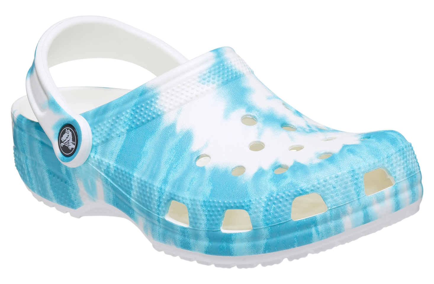 Crocs Classic Tie-Dye Graphic Clog Digital Aqua