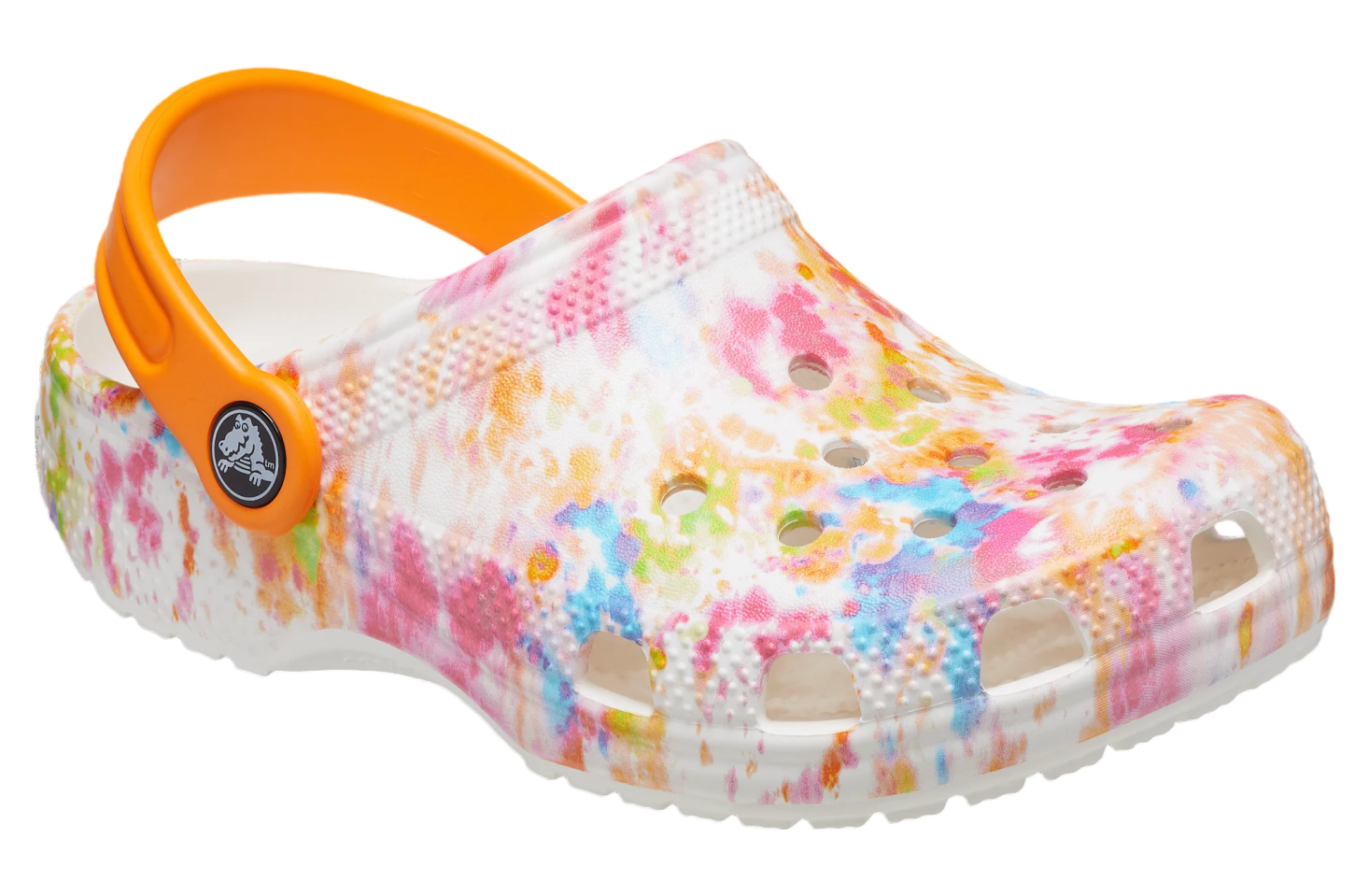 Crocs Classic Tie-Dye Graphic Clog GS Orange Zing / Multi