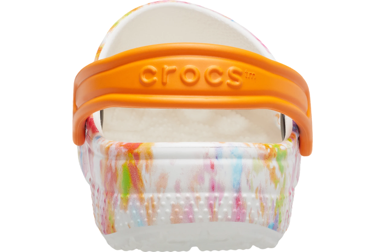 Crocs Classic Tie-Dye Graphic Clog GS Orange Zing / Multi