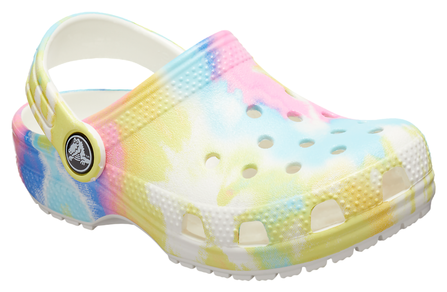 Crocs Classic Tie-Dye Graphic Clog GS White / Multi