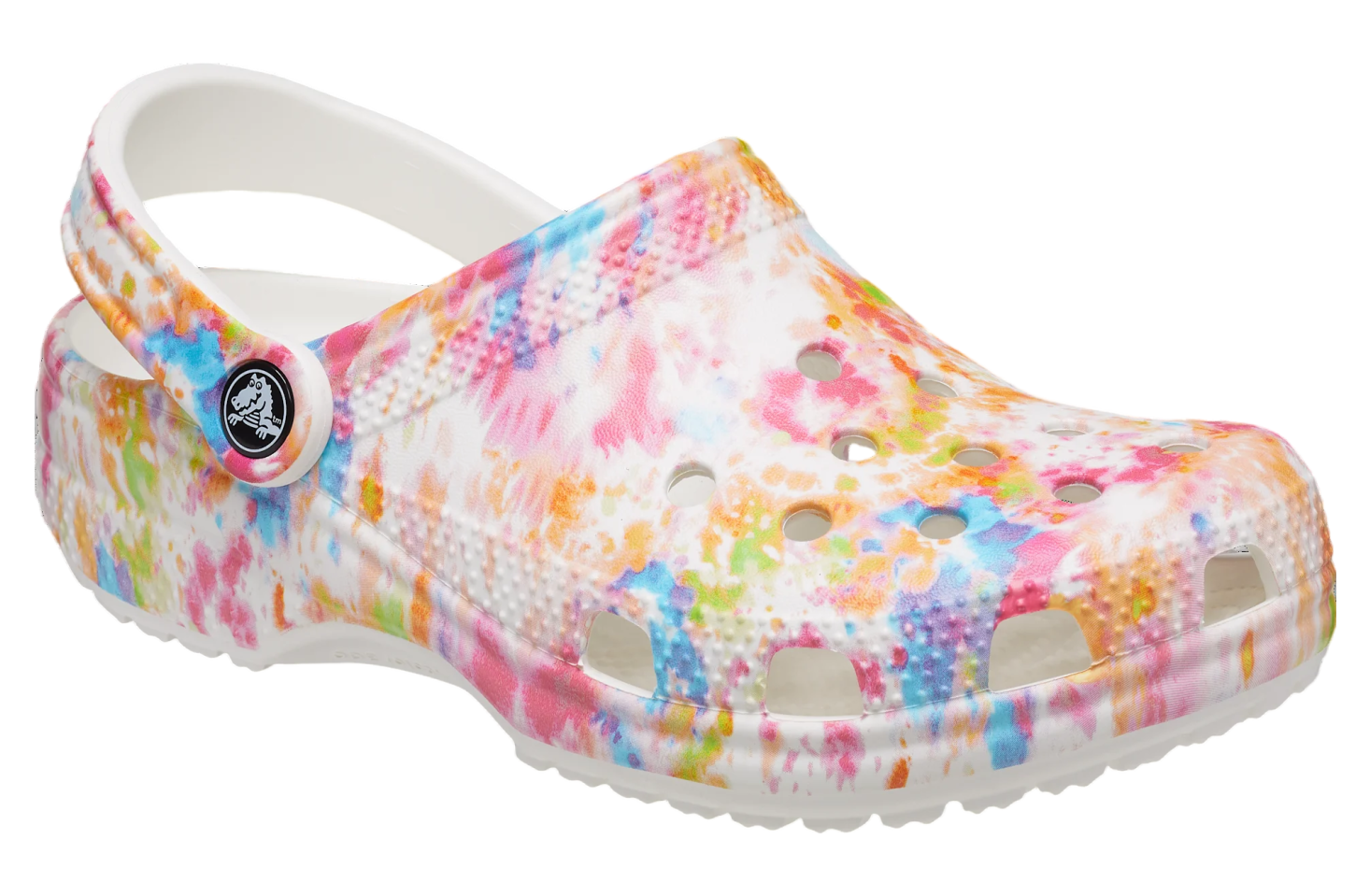 Crocs Classic Tie-Dye Graphic Clog Orange Zing / Multi