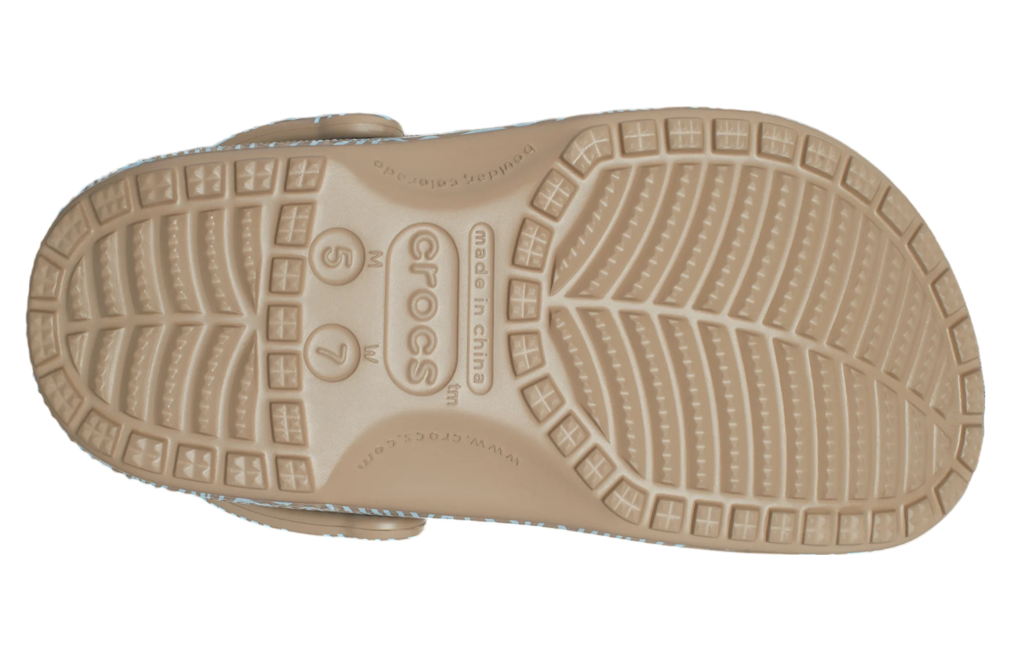 Crocs Classic Topographic Clog Khaki / Multi