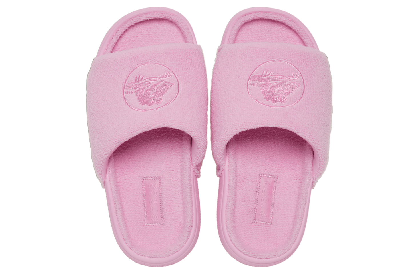 Crocs Classic Towel Slide Pink Tweed