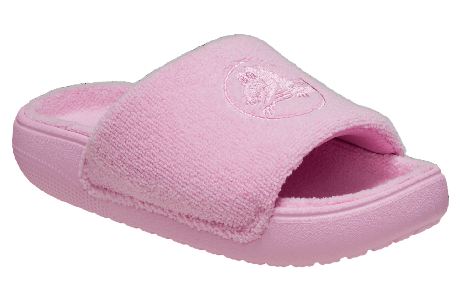 Crocs Classic Towel Slide Pink Tweed