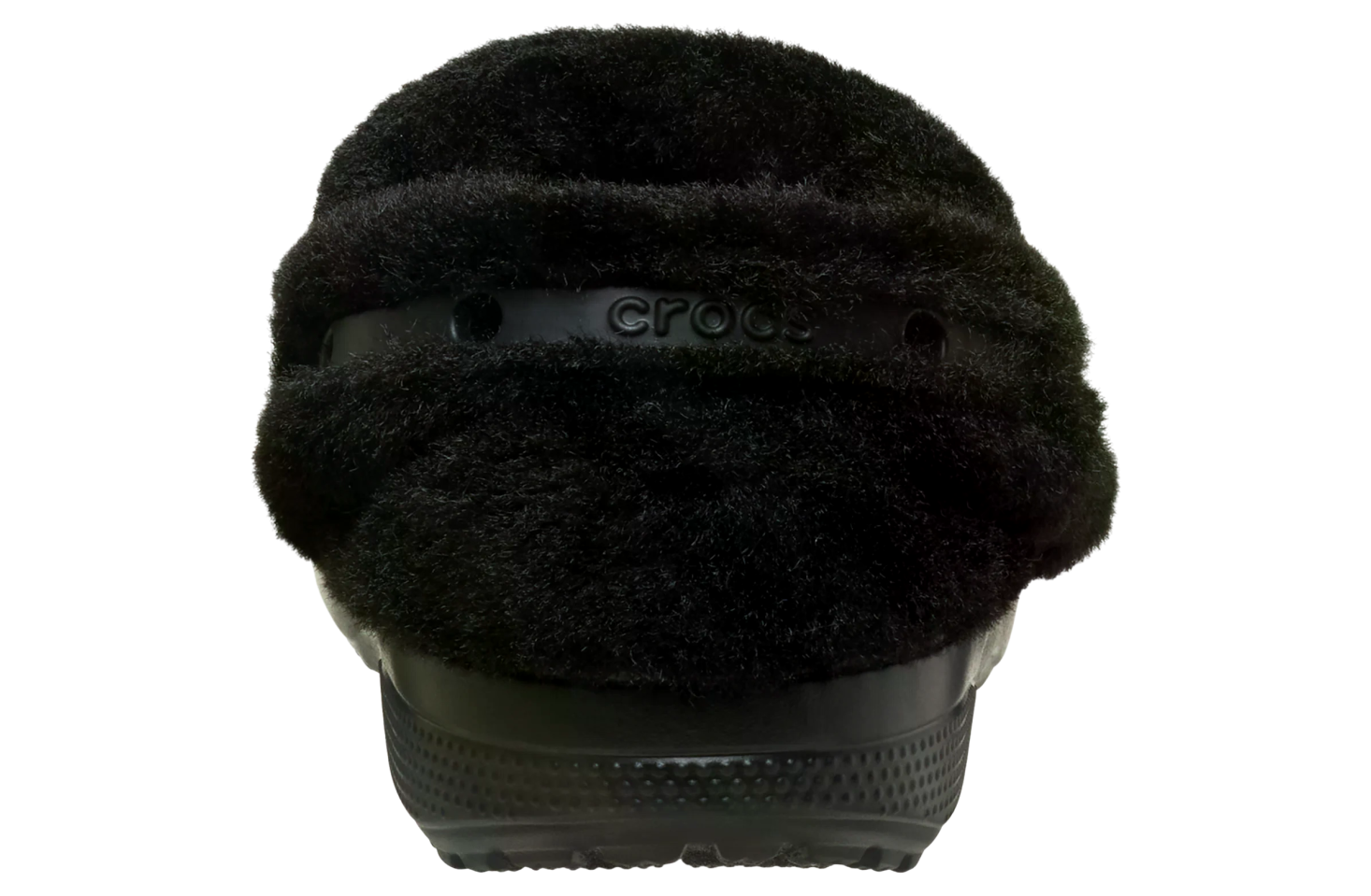 Crocs Classic Unfurgettable Vegan Suede Clog Black