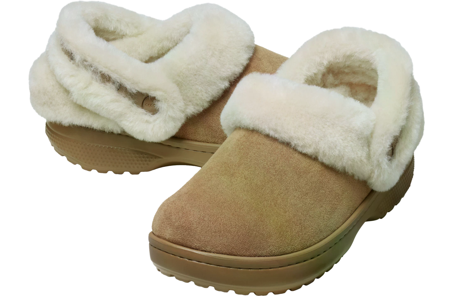 Crocs Classic Unfurgettable Vegan Suede Clog Sepia