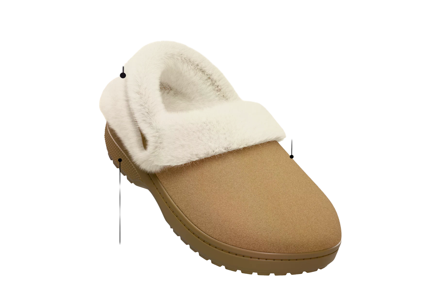 Crocs Classic Unfurgettable Vegan Suede Clog Sepia