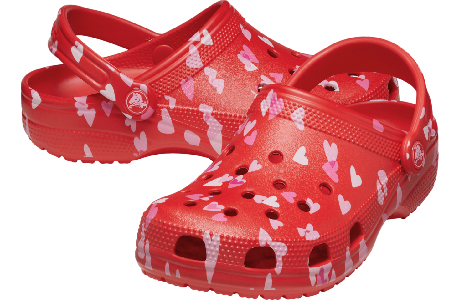 Crocs Classic Valentines Day Clog Cherry Red