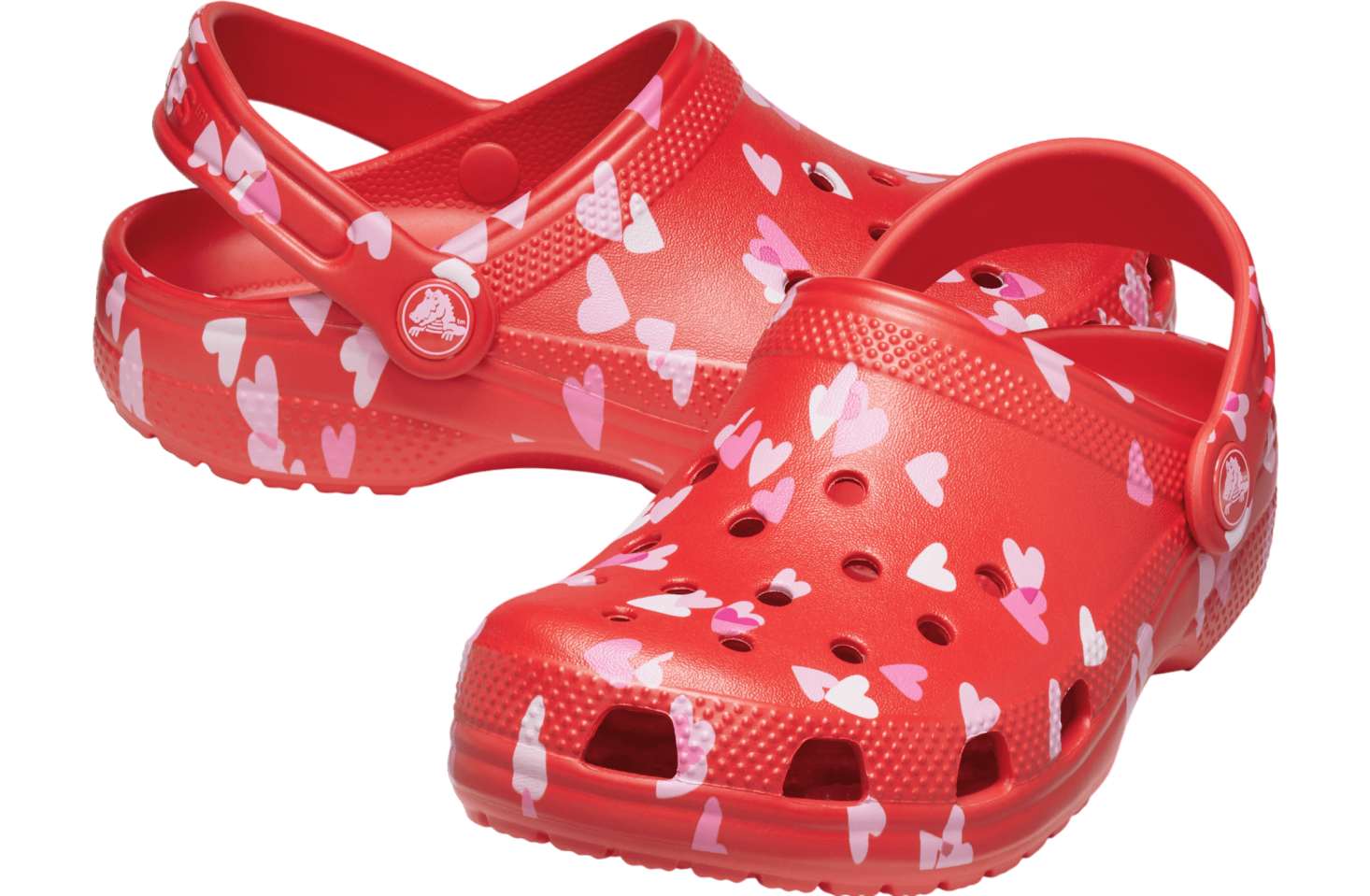 Crocs Classic Valentines Day Clog Gs Cherry Red