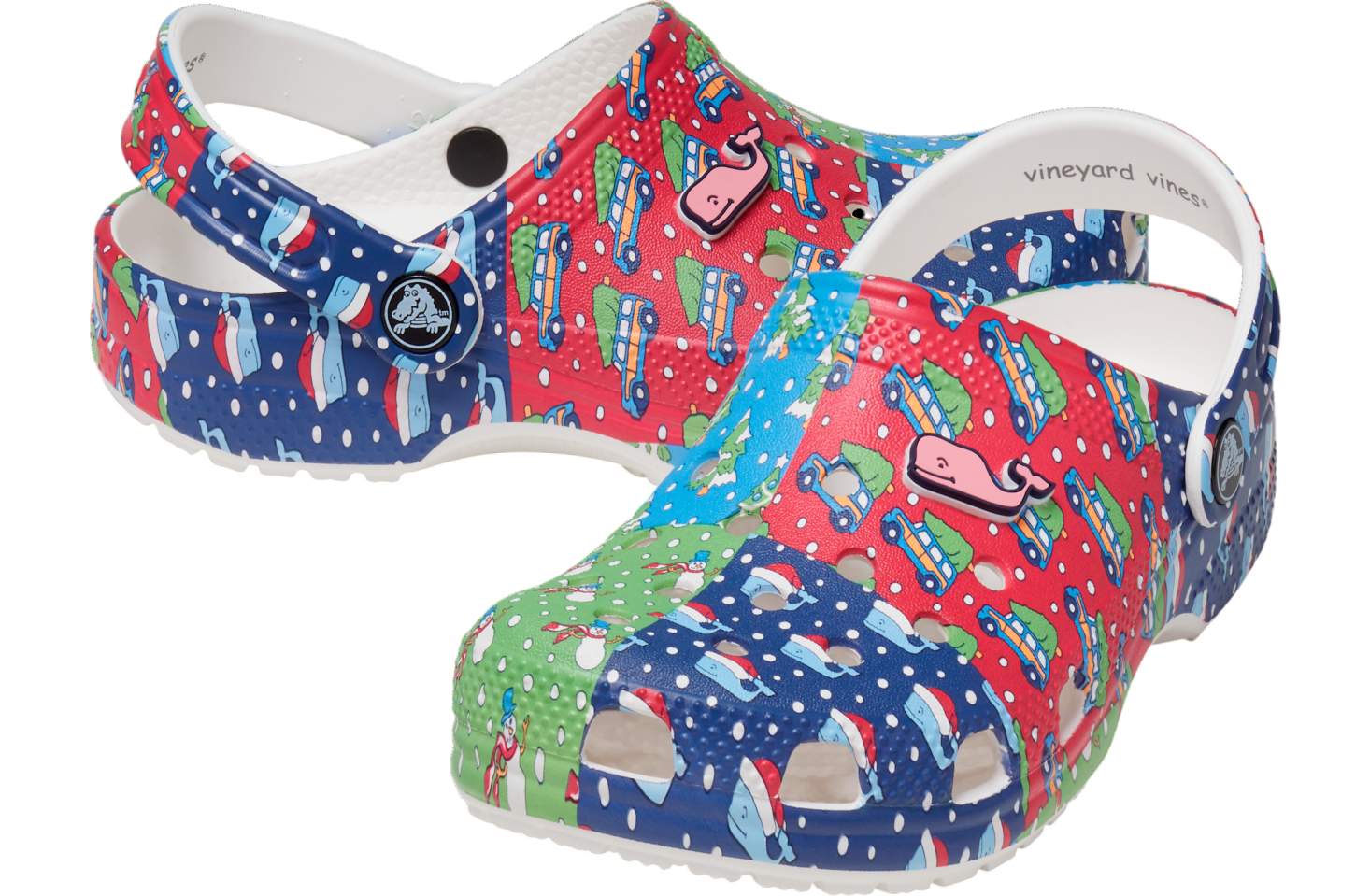 Crocs Classic Vineyard Vines Clog GS White / Multi