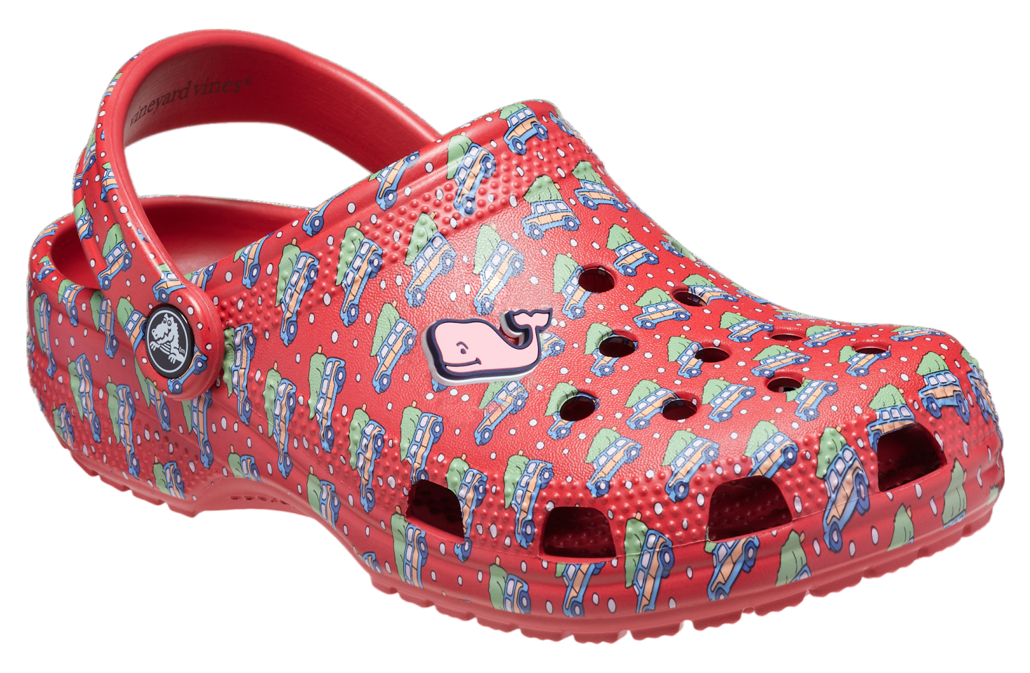 Crocs Classic Vineyard Vines Clog White / Red