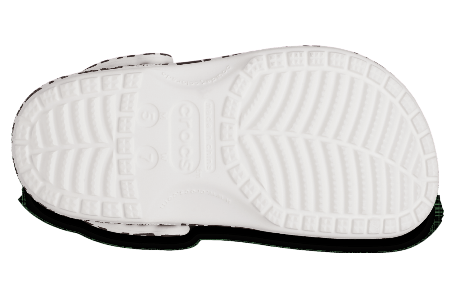 Crocs Classic Warped Logo Clog White