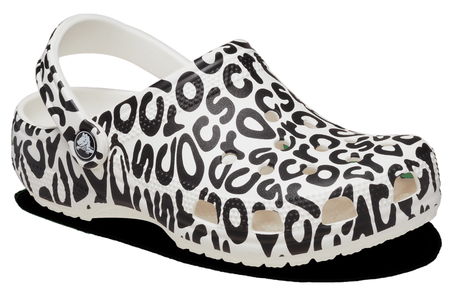 Crocs Classic Warped Logo Clog White