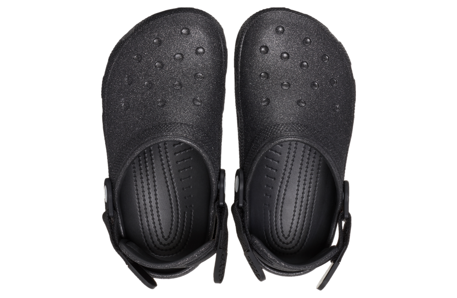 Crocs Classic Work Graphic Clog Black Glitter