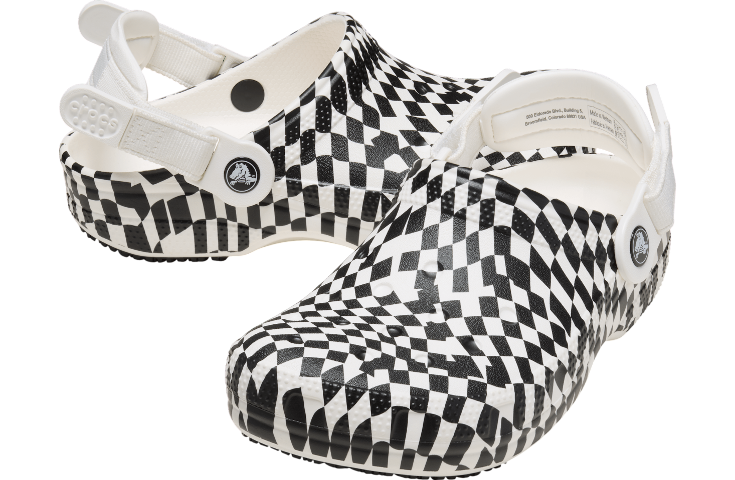 Crocs Classic Work Graphic Clog White / Black