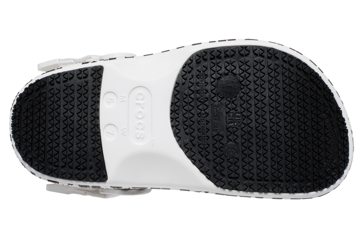 Crocs Classic Work Graphic Clog White / Black