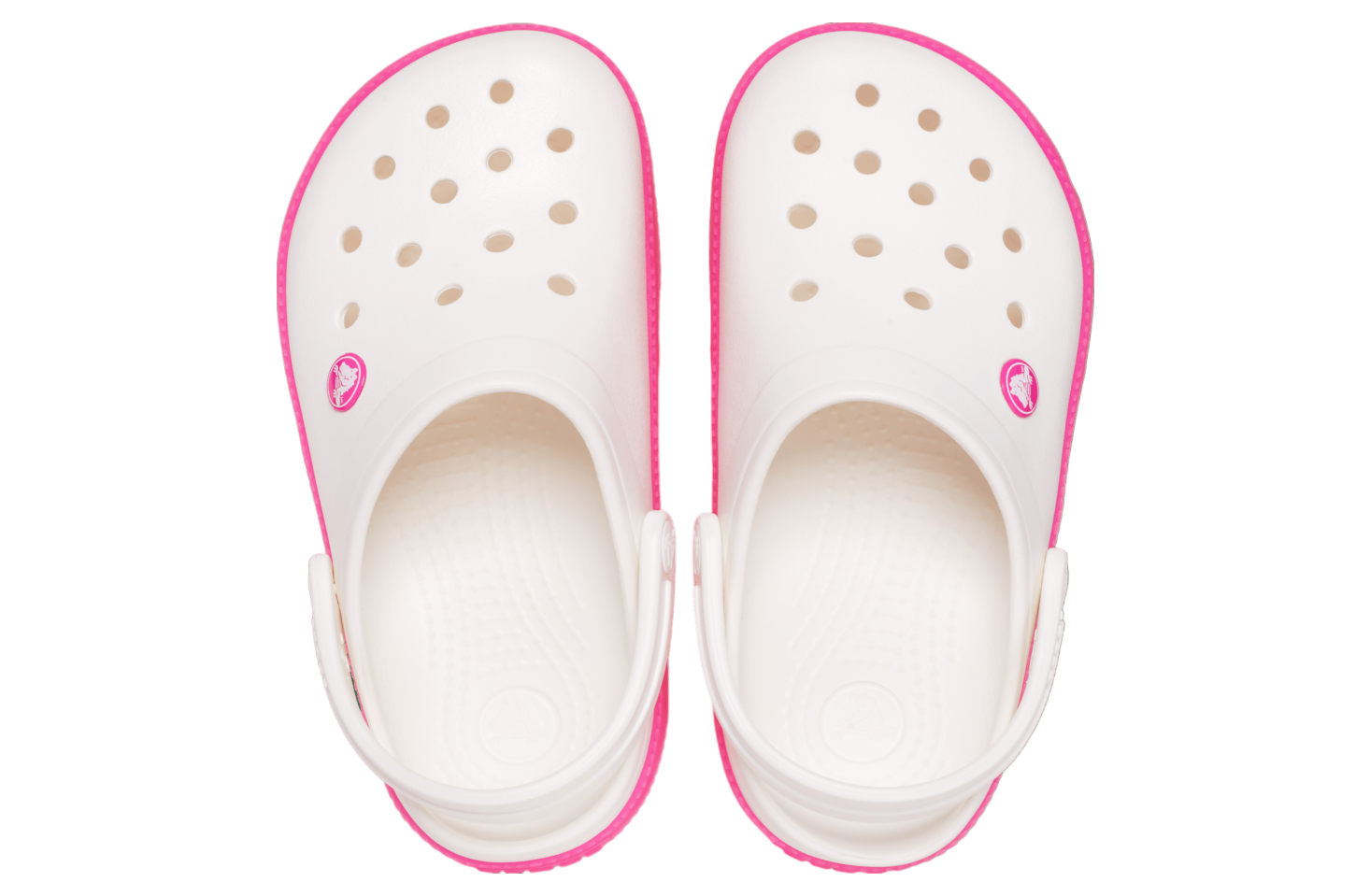 Crocs Crocband Chevron Lights Clog GS White / Pink Crush