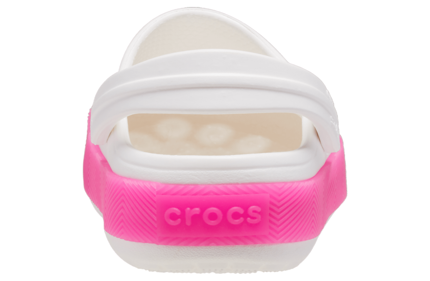 Crocs Crocband Chevron Lights Clog GS White / Pink Crush