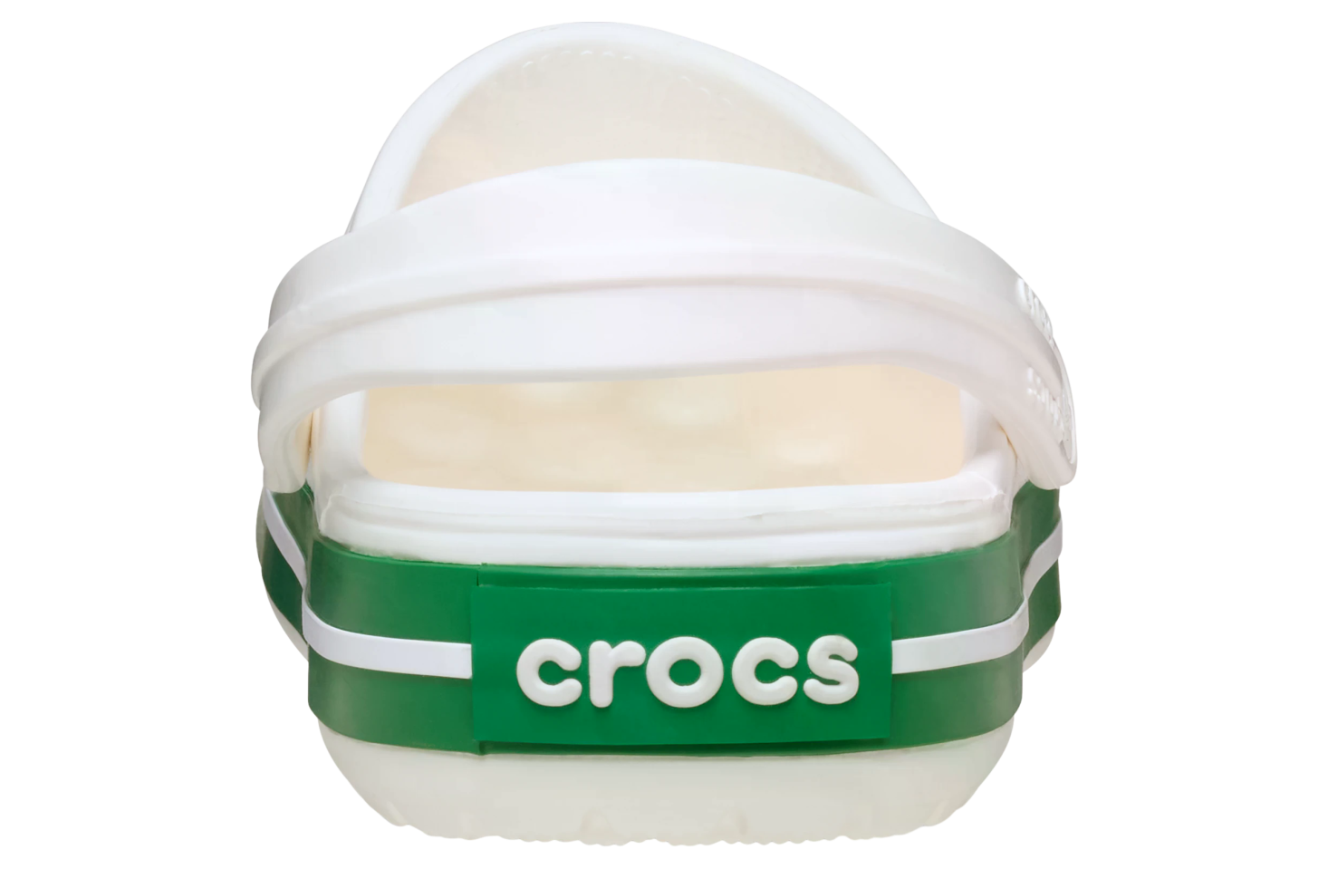 Crocs Crocband Clog White / Green Ivy