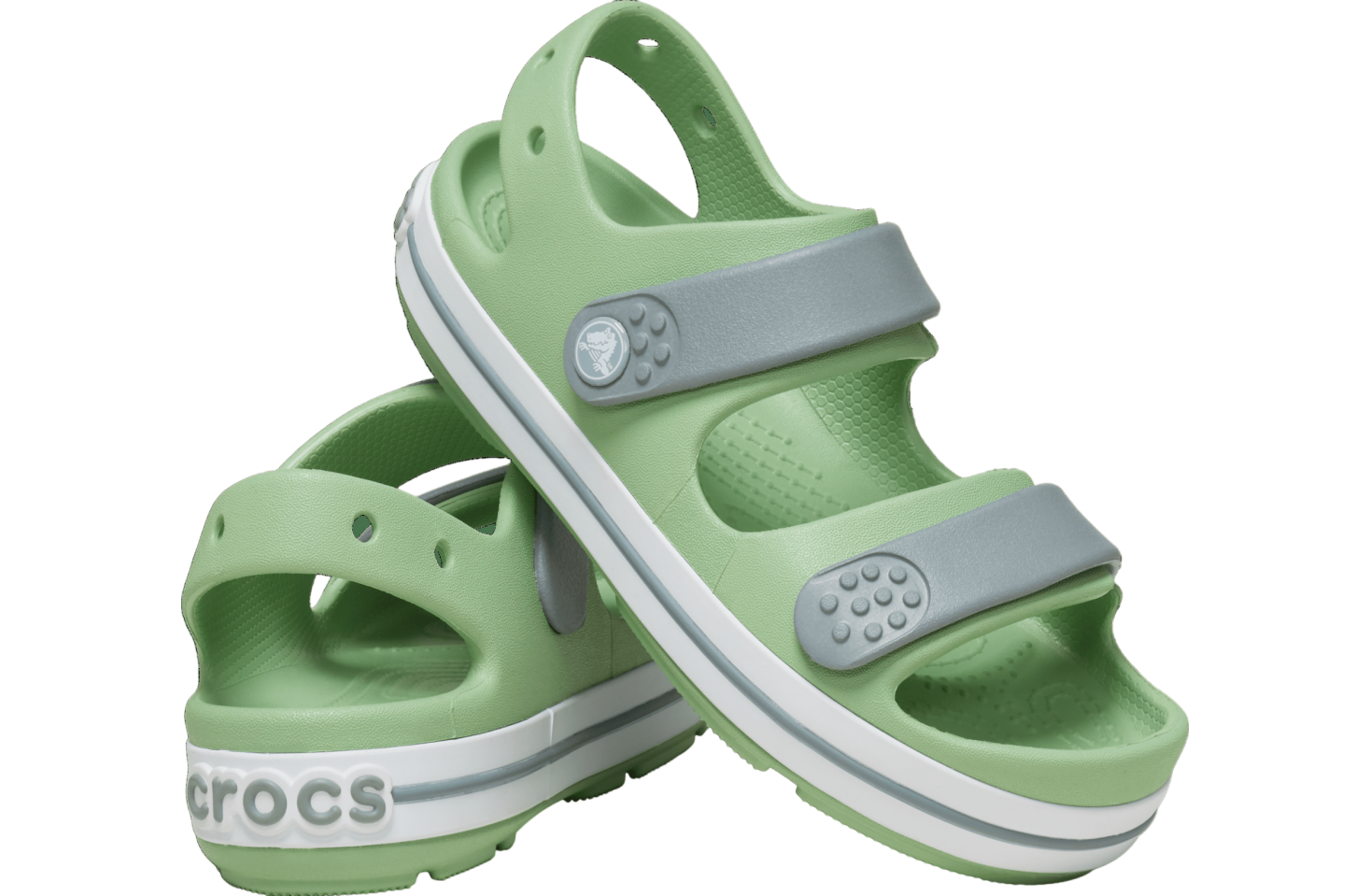 Crocs Crocband Cruiser Sandal GS Fair Green / Dusty Green