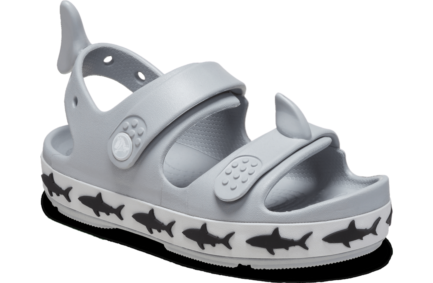 Crocs Crocband Cruiser Shark Sandal GS Light Grey