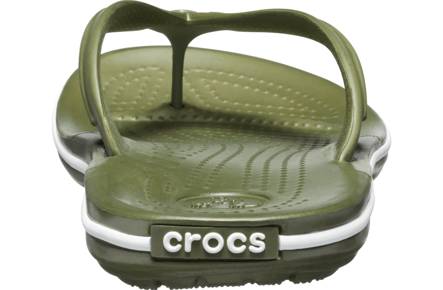 Crocs Crocband Flip Army Green / White